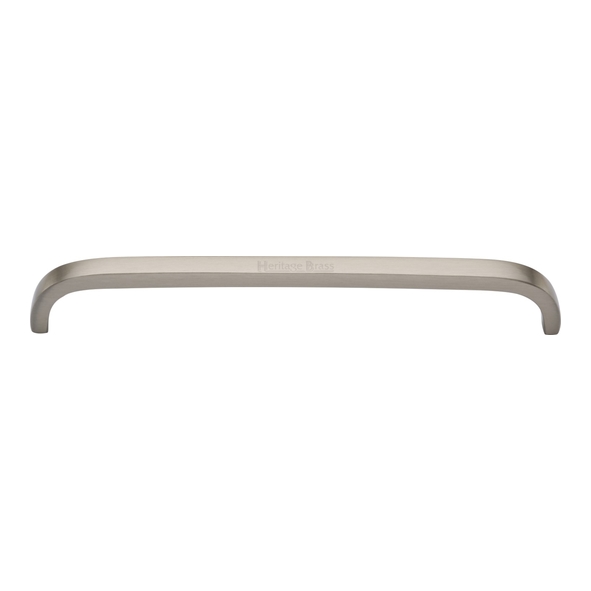 C1800 203-SN • 211 x 203 x 32mm • Satin Nickel • Heritage Brass Flat D Pattern Cabinet Pull Handle